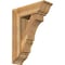 Ekena Millwork Balboa Traditional Rough Sawn Bracket w/ Offset Brace, Western Red Cedar, 8"W x 24"D x 32"H BKT0806X24X32BOA01RWR - alternate 1